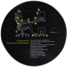 Humanscale 9.5" Ergo Tips Mouse Pad