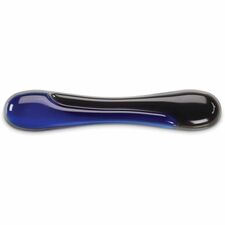 Kensington Duo Gel Keyboard Wrist Rest - Blue - 1.87" (47.50 mm) Height x 3.85" (97.79 mm) Width x 20.43" (518.92 mm) Depth - Black & Blue - Gel - Mouse - 1 Each