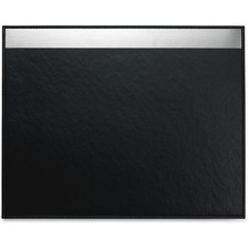 Artistic Stylish Desk Pad - Rectangular - 24" (609.60 mm) Width - Black