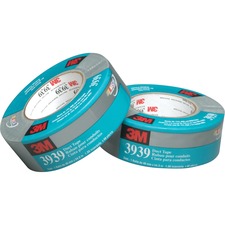 3M Duct Tape - 60 yd (54.9 m) Length x 1.89" (48 mm) Width - 9 mil (0.23 mm) Thickness - Rubber - Polyethylene Coated Cloth Backing - 1 Each - Silver