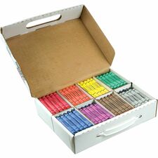 Prang Crayons Master Pack - Assorted - 200 / Box