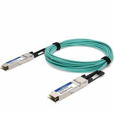 AddOn Cisco QSFP-H40G-AOC10M to HP 720208-B21QSFP-H40G-AOC10M Compatible TAA Compliant 40GBase-AOC QSFP+ to QSFP+ Direct Attach Cable (850nm, MMF, 10m)