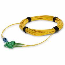 AddOn 7m ASC (Male) to LC (Male) Yellow OS2 Duplex Fiber OFNR (Riser-Rated) Patch Cable