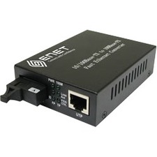 ENET 1x 10/100/1000Base-T Power Over Ethernet (PoE) RJ45 to 1x Duplex SC 1000Base-FX Gigabit Ethernet Multimode 2km; IEEE802.3; 33W total