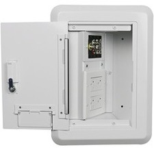 Wiremold Evolution Series 4-Gang Hinged Wall Box