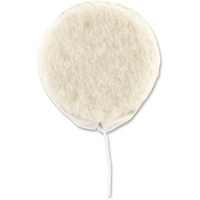 Oreck Orbiter Floor Machine Lambs Wool Bonnet - 12" Diameter - Lamb's Wool - Warm White - 1 Each
