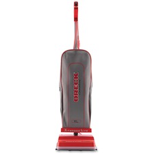 Oreck U2000RB-1 Commercial Vacuum - Bagged - Brush - 12" Cleaning Width - Carpet, Wooden Floor, Laminate Floor, Tile Floor, Hard Floor - 40 ft Cable Length - Red, Silver