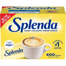 Splenda Single-serve Sweetener Packets - 0.035 oz (1 g) - Artificial Sweetener - 400/Box