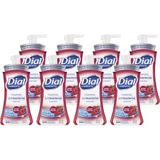 Dial Complete Antibacterial Foaming Hand Wash - Power Berries ScentFor - 7.5 fl oz (221.8 mL) - Pump Bottle Dispenser - Kill Germs - Hand, Skin - Antibacterial - 8 / Carton