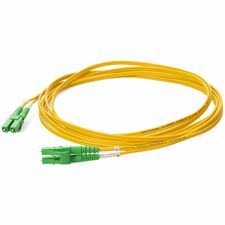 AddOn 10m ALC (Male) to ALC (Male) Yellow OS2 Duplex Fiber OFNR (Riser-Rated) Patch Cable