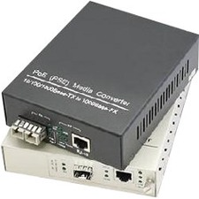 AddOn 10/100/1000Base-TX(RJ-45) x12 to 4 Open SFP Port POE+ Managed Industrial Media Converter Switch