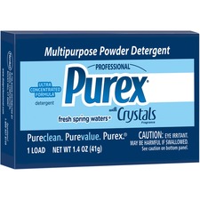 Purex DialMultipurpose Powder Detergent - Concentrate - 1.40 oz (0.09 lb) - Fresh Scent - 156 / Carton - Blue