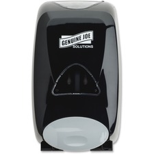Genuine Joe Solutions 1250 ml Foam Soap Dispenser - Manual - 1.25 L Capacity - Black - 1Each