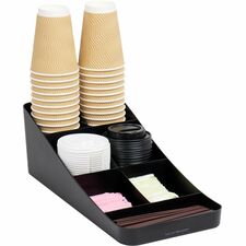 Mind Reader EMSCOMP7BLK Condiment Organizer