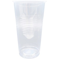 Genuine Joe Translucent Beverage Cup - 50 / Bag - 20 fl oz - 12 / Carton - Translucent, Clear - Beverage, Picnic, Company, Event