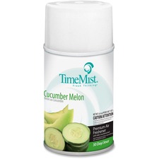 TimeMist Metered 30-Day Cucumber Melon Scent Refill - Spray - 6000 ft³ - 6.6 fl oz (0.2 quart) - Cucumber Melon - 30 Day - Odor Neutralizer, Long Lasting - 1 Each
