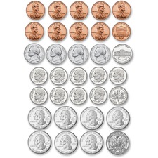 ASH10067 - Ashley US Coin Money Set Die-cut Magnets