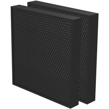 Fellowes AeraMax PRO 2" Carbon Filter - 2pk - Activated Carbon, HEPA - For Air Purifier - Remove Dust, Remove Germs, Remove Odor, Remove Volatile Organic Compound, Remove Virus - 14.38" (365.25 mm) Height x 13.75" (349.25 mm) Width x 2.25" (57.15 mm) Depth - Carbon - 2