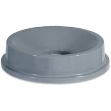Rubbermaid Commercial 3543 Funnel Top for 2632 Containers - Round - Plastic, High-density Polyethylene (HDPE) - 1 Each - Gray