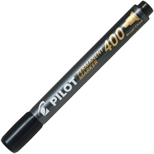 Pilot SCA-400 Permanent Marker - 4 mm Marker Point Size - Chisel Marker Point Style - Black Alcohol Based Ink