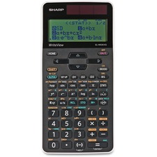 Sharp Calculators WriteView Scientific Calculator - 330 Functions - Slide-on Hard Case, Textbook Display - 4 Line(s) - Battery Powered - 1 Each
