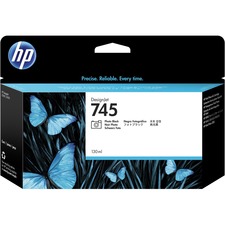 HP 745 Original Standard Yield Inkjet Ink Cartridge - Photo Black - 1 Pack - Inkjet - Standard Yield - 1 Pack