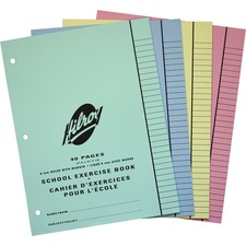 Hilroy Notebook - 40 Pages - Ruled - 8 3/8" x 10 7/8" - Recycled - 25 / Pack