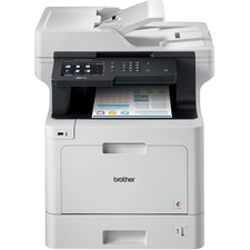 Brother Business Color Laser All-in-One MFC-L8900CDW - Duplex Print - Wireless Networking - Copier/Fax/Printer/Scanner - 33 ppm Mono/33 ppm Color Print - 2400 x 600 dpi class - 5" LCD Touchscreen - Gigabit Ethernet - Wireless LAN - USB 2.0