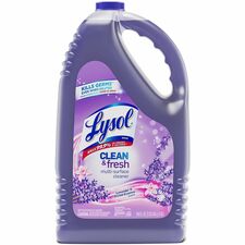 Lysol Clean/Fresh Lavender Cleaner - For Multi Surface - 144 fl oz (4.5 quart) - Clean & Fresh Lavender Orchid Scent - 1 Each - Long Lasting, Disinfectant - Purple