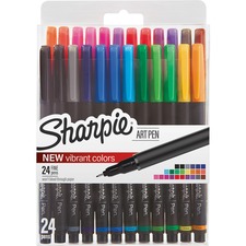 Sharpie Fine Point Pens - Fine Pen Point - Assorted - 6 SAN1976527