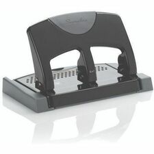Swingline SmartTouch Low Force 45 Sheet 3-Hole Punch - Staples Upto 45 Sheet of 20lb Paper - Metal - 1