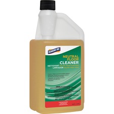 Genuine Joe Neutral Floor Cleaner - For Multi Surface - Concentrate - 32 fl oz (1 quart) - 1 Each - pH Neutral - Yellow