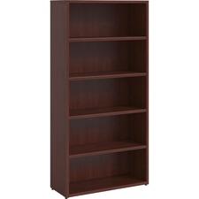 Lorell Prominence 2.0 Bookcase - 34" x 12"69" , 1" Top - 0 Door(s) - 6 Shelve(s) - Band Edge - Material: Particleboard - Finish: Laminate
