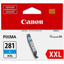 Canon CLI-281 XXL Original Inkjet Ink Cartridge - Cyan - 1 Each - Inkjet - 1 Each