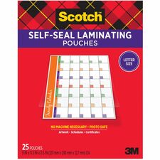 Scotch Self-Sealing Laminating Pouch