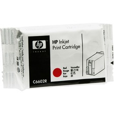 HP C6602R Ink Cartridge - Inkjet - High Yield - Red - 1 Each