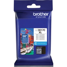 Brother Innobella LC3017C Original High Yield Inkjet Ink Cartridge - Cyan - 1 / Pack - 550 Pages