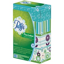Puffs Plus Lotion - 2 Ply - Extra Soft, Moist - For Nose, Skin - 124 Per Box - 4 / Box