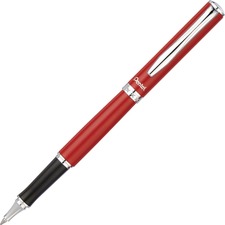 Pentel Sterling 0.7mm Gel Roller Pens - 0.7 mm Pen Point Size - Black Liquid Gel Ink Ink - Red Barrel - 1 Each