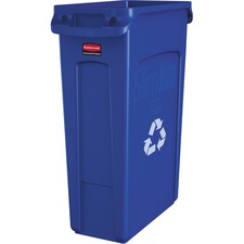 Rubbermaid RUBFG354007BL Recycling Container