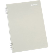 Oxford Stone Paper Notebooks - 60 Sheets - Wire Bound - 5 1/2" x 8 1/2" - Assorted Cover - Tear Resistant, Moisture Resistant - 1 Each