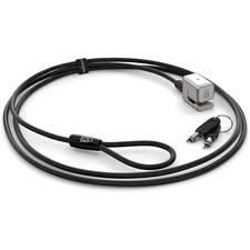Kensington Keyed Cable Lock for Surface Pro - Keyed Lock - Black, Silver - Carbon Steel - 5.9 ft - For Notebook