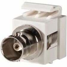 Ortronics Keystone, BNC, Feed-Thru, 75ohm, Fog White