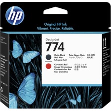 HP 774 Original Inkjet Printhead - Matte Black, Chromatic Red Pack - Inkjet