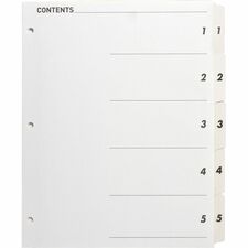 Business Source BSN05852 Index Divider