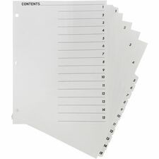 Business Source BSN05857 Index Divider