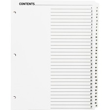 Business Source BSN05859 Index Divider