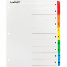 Business Source BSN21902 Index Divider