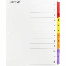 Business Source BSN21903 Index Divider