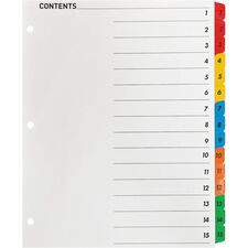 Business Source BSN21904 Index Divider